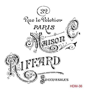 Cadence Home Decor Midi Stencil Boyama Şablonu 25x25 cm. HDM-36 