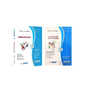Egem Yayınları Aöf Sosyoloji 1 Sınıf 2 Dönem (bahar) Konu Anlatımlı Soru Bankası Set +çıkmış (Çok Renkli)