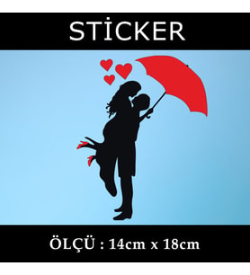 romantik dans kadın adam etiket sticker - 2 adet çıkartma araba motosiklet kask atv tablet pc buzdolabı otomobil bilgisayar uyumlu