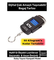 Özel Lcd Ekran Seyahat Bavul Ağırlık Tartı Dijital Çok Amaçlı Taşınabilir El Ölçekli Bagaj Tartısı