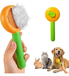 Nunbell Kedi Köpek Portakal Figürlü Basmalı Tarak