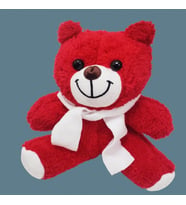 Kırmızı Peluş Oyuncak Ayıcık