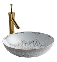 E-7032 Tezgah Üstü Lavabo Altın