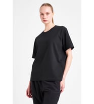 Kadın Kısa Kollu T-Shirt 25N-2119 (Siyah)