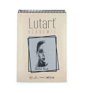 Lutart Akademie Spiralli Eskiz Defteri 90 gr Ivory A4 50 Yaprak 