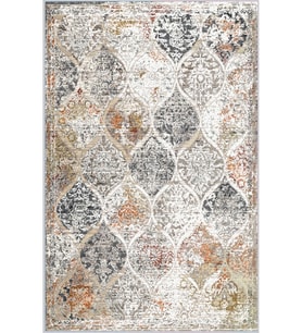 Eliana Home Baskılı, Yıkanabilir Kaymaz Taban Salon Halısı LNA1115 100x150 cm (Bej)
