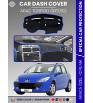 PEUGEOT 307 (2001-2008) Torpido Örtüsü Ön Göğüs Koruma Torpido Koruma Birebir Uyum Kaymaz Özel Kesim