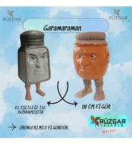 Garamaraman Tung Tung Sahur Karakteri 10 Cm Figür