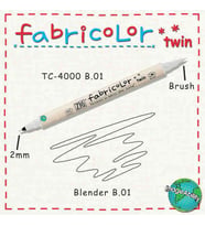 Zig Fabricolor Twin Çift Uçlu Kumaş Boyama Kalemi BLENDER (RENK AÇICI) 