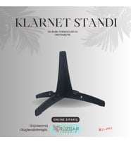 KLARNET STANDI (Siyah)
