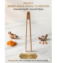 Şimşir Ağacı Maşa, Doğal ve Hijyenik, Geleneksel İşçilik, Bakterileri Emmez