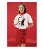 Defacto Atatürk Baskılı Beyaz Kız Çocuk T-Shirt G9912A8/WT34