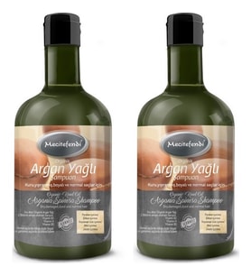 Mecitefendi 2 Adet Mecitefendi Organik Argan Yağlı Şampuan 2x400 ml