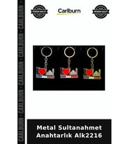 Özel Üretim Hediyelik Hatıra Aksesuar Metal Sultanahmet Anahtarlık Alk2216