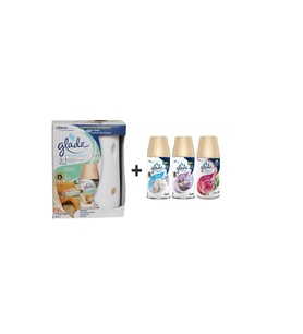 Glade Otomatik Sprey X Okyanus Sessizliği X Temiz Çarşaf Ferahlığı X Lavanta X Meyve & Çiçek Buketi = 3 X 269 Ml