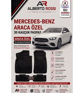 MERCEDES E SERİSİ W211 SEDAN 2002 - 2009 Araca Özel Kauçuk 3D Profesyonel Oto Paspası