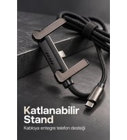 Lexroo Type C Şarj Kablosu Çinko Alaşım Gövdeli
