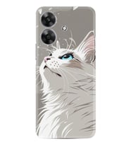 Note 60 Kılıf Boutique Baskılı Resimli Beyaz Kedi Pcode -061