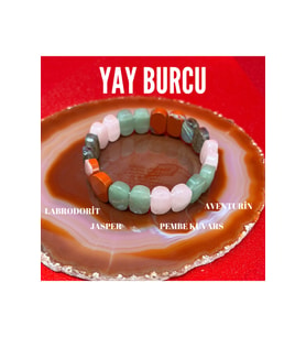 Yay Burcu Doğal Taş Roleks Bileklik