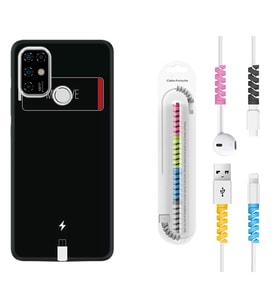 Casper E30 F20 X20 Kılıf Kablo Koruma Spiral Silikon My Love 1402