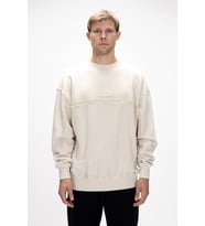 Vex Bej Oversize Erkek Sweatshirt