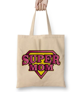 Supermom Süperanne 012 Bez Çanta Uzun Saplı