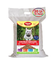 Bonny Nice Doğal Pellet Çam Peleti Kedi Kumu 10 kg 20 l x 20 Paket