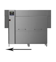 Electrolux Professional Çift Durulamalı Konveyörlü Bulaşık Makinesi 250 Sepet/saat (ön Yıkama Modülü İle Kullanılacak İse 865506 İle Birlikte Sipariş Edilmelidir) EDR25PER5V