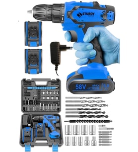 Japon Technology 58v 8ah Metal Şanzıman Şarjlı Çift Akülü Vidalama 27prç