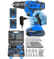Japon Technology 58v 8ah Metal Şanzıman Şarjlı Çift Akülü Vidalama 27prç