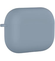 Apple ile uyumlu Airpods Pro 3 Standart Silikon Kılıf Lavendery Gray