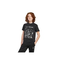 adidas Siyah Unisex Çocuk   T-Shirt J SW MNDO GFX T JD4547