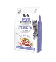 Brit Care Ördekli Kısırlaştrırılmış Yetişkin Kedi Maması 7 KG