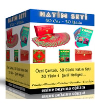 Lüx Çantalı Orta Boy Hatim Seti (30 Cüz-30 Yâsin)