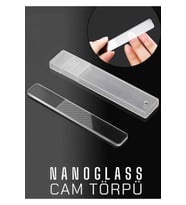 2 Adet Nano Cam Tırnak Törpüsü, Doğal Parlatıcı, Manikür ve Pedikür