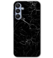 Galaxy A25 Kılıf HD Desen Baskılı Kılıf - Siyah Mermer
