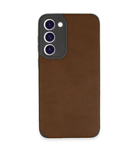 Samsung Galaxy S23 Plus Kılıf Loop Deri Silikon - Kahverengi