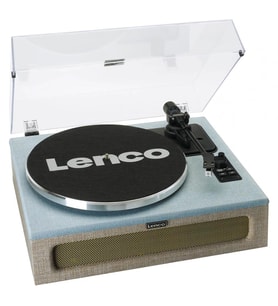 Lenco LS-440BUBG Mavi Kumaş Dahili Hoparlörlü Bluetooth Pikap