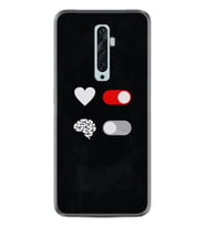 Oppo Reno 2Z 4 Lite 4 Pro 5 6 7 A31 Kılıf Desemli Silikon Love Brain 1722