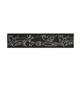 Planet Waves 50JS05 Joe Satriani Silver Figures Gitar Askısı 5 cm (Koleksiyonluk) Gümüş Figür Tasarımı, Ayarlanabilir Boy Uzunluğu ve Üstün Konfor