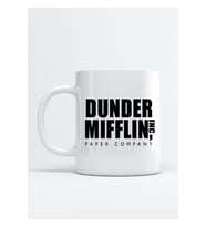 The Office Dizisi Dunder Mifflin Company Logo Baskılı Porselen Kupa Bardak