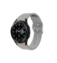Samsung Galaxy Watch 4 Classic 46mm Uyumlu Kordon Silikon Spor Görünümlü Esnek Yumuşak KRD-50 Kayış