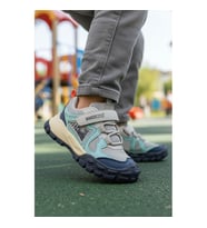 Marcokids 22678 Pudra Kaymaz Taban Kız Çocuk Spor Ayakkabı (Gri)