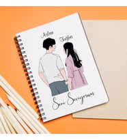 Seni Seviyorum Sevgili Tasarımlı Kişiye Özel Defter