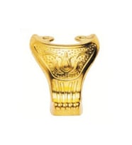 Sarı 50 Adet Pati / Yeşim Yatık Ayak 4,5 cm - Dekoratif, Şık, Özel, Hobi, Sunum, Tepsi, Stand, Sandık, Kutu Ayağı