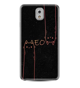 Samsung Note 3 4 5 8 9 20 Ultra 10 Lite Kılıf Desenli Silikon Meow 1657