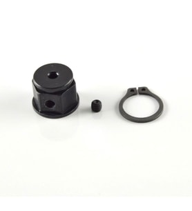 BaneBots Hub Hex Series 40 Set Screw 3mm Bore 1 Wide 1/2'' Hex