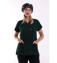 Bflex Soft Yarasa Kol Tek Üst - 6429 Ördek Başı Yeşili