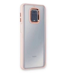 Durukar® Redmi Note 9 Pro Kılıf Dora Kapak - Pudra
