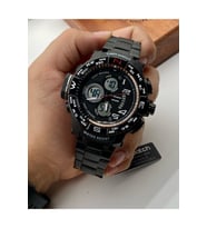 COMWATCH Dijital Analog Erkek Kol Saati CW.silver5